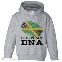 ItS In My Dna Jamaican Jamaica Flag Toddler Hoodie thumb 0