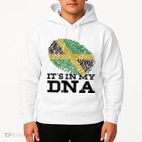 ItS In My Dna Jamaican Jamaica Flag Hoodie thumb 2