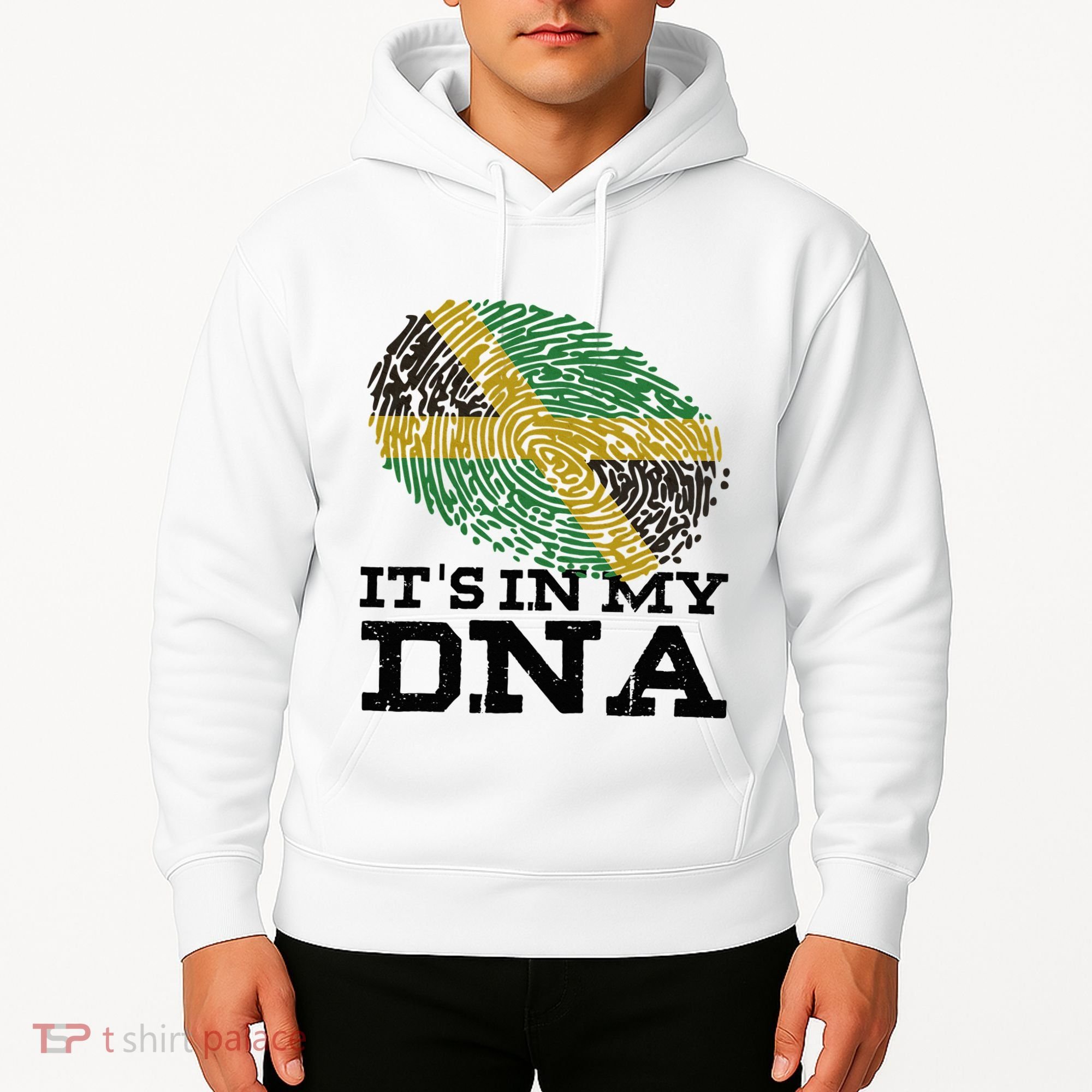 ItS In My Dna Jamaican Jamaica Flag Hoodie