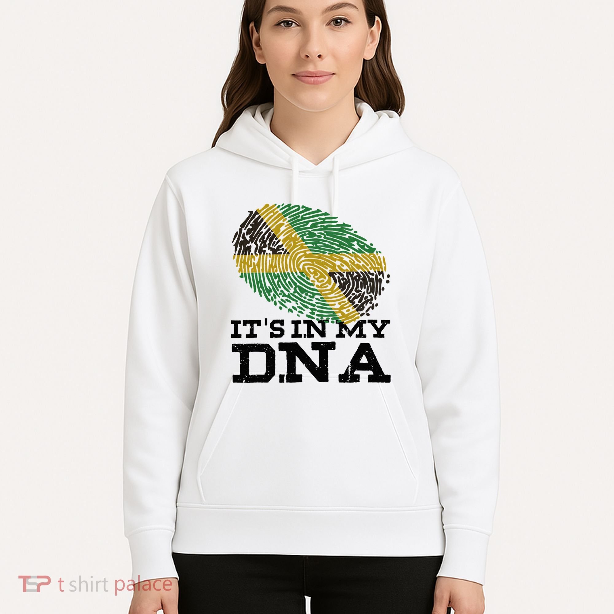 ItS In My Dna Jamaican Jamaica Flag Hoodie