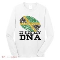 ItS In My Dna Jamaican Jamaica Flag Long Sleeve Shirt thumb 0