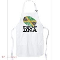 ItS In My Dna Jamaican Jamaica Flag Apron thumb 0