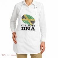 ItS In My Dna Jamaican Jamaica Flag Apron thumb 2