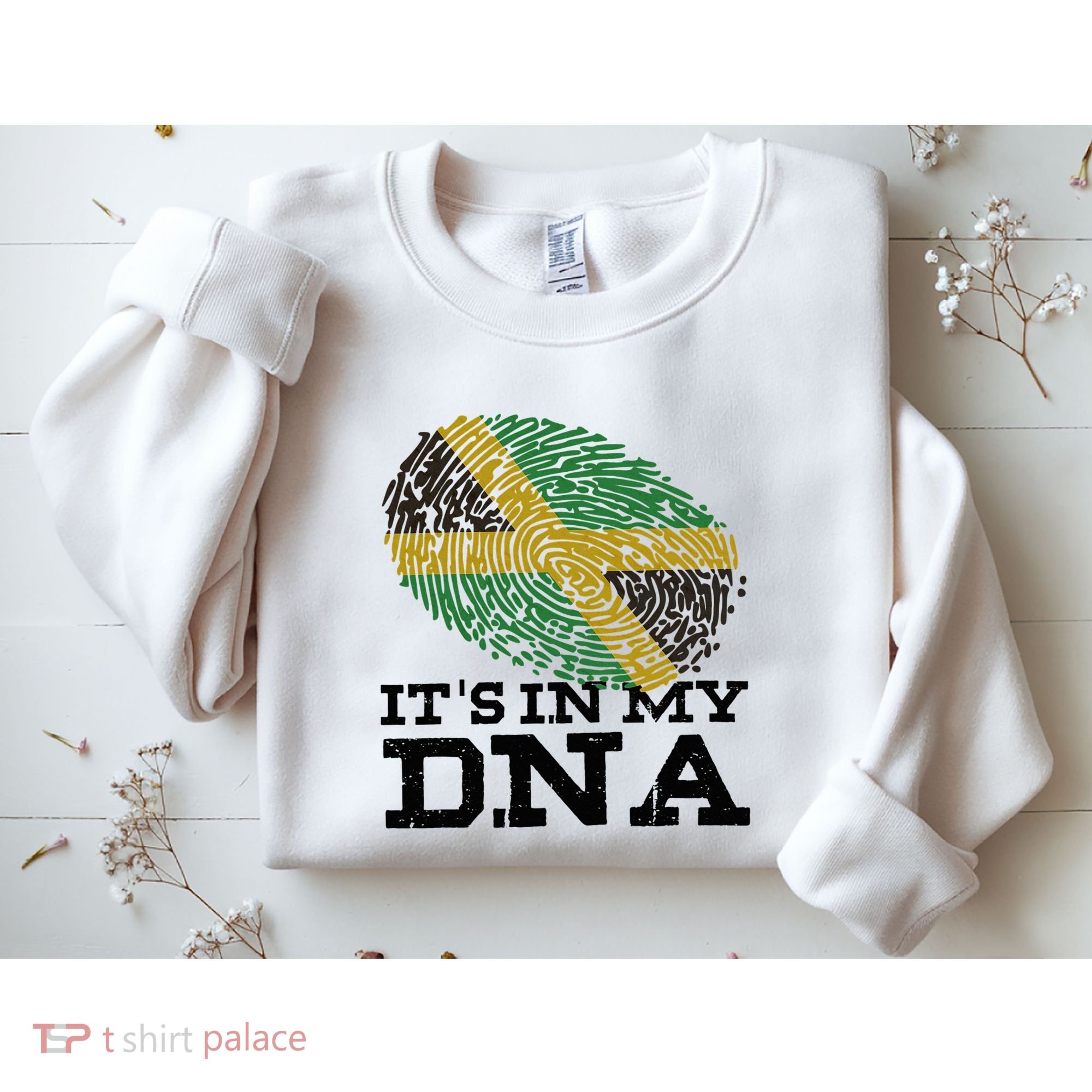 ItS In My Dna Jamaican Jamaica Flag Sweatshirt