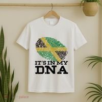 ItS In My Dna Jamaican Jamaica Flag T-Shirt thumb 2