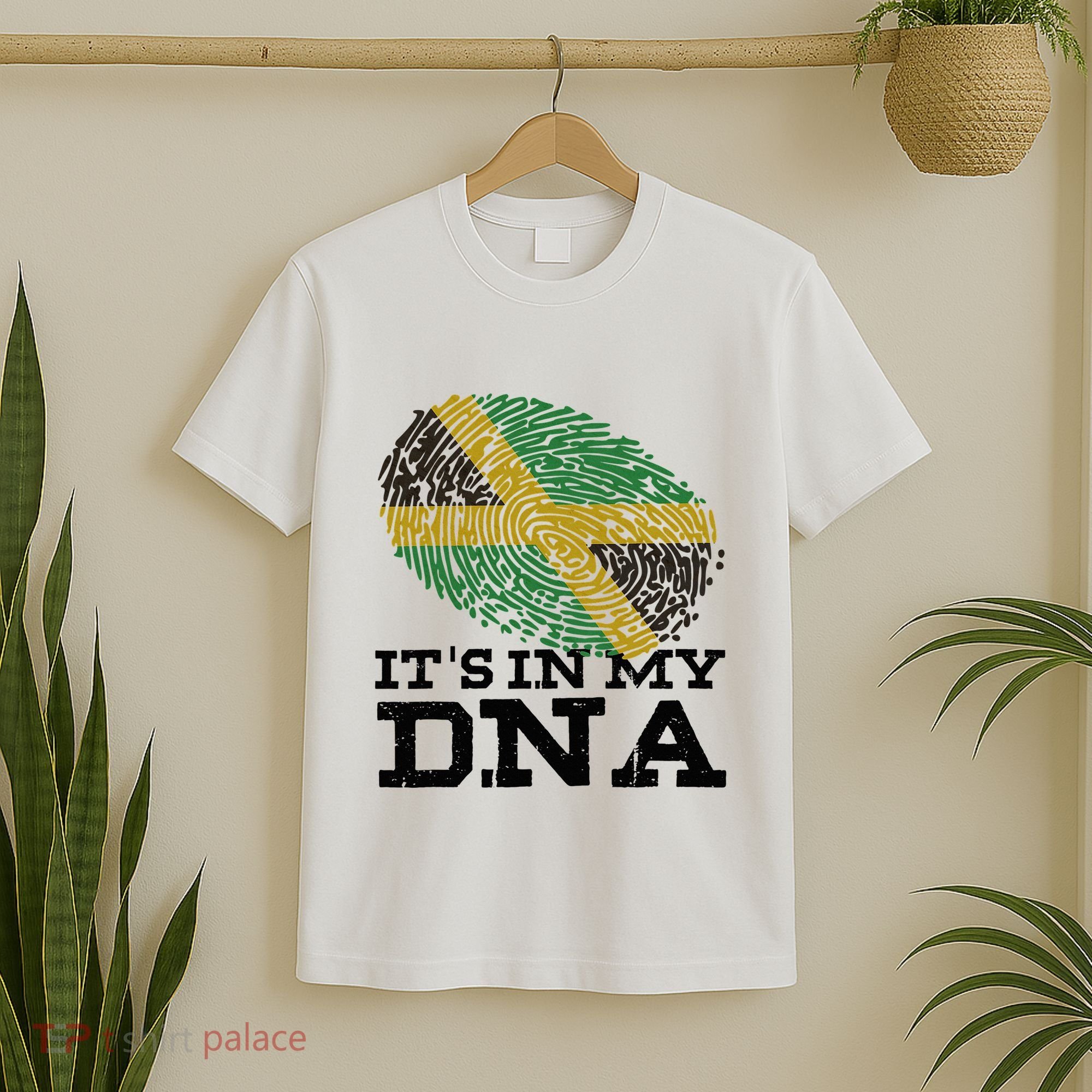 ItS In My Dna Jamaican Jamaica Flag T-Shirt