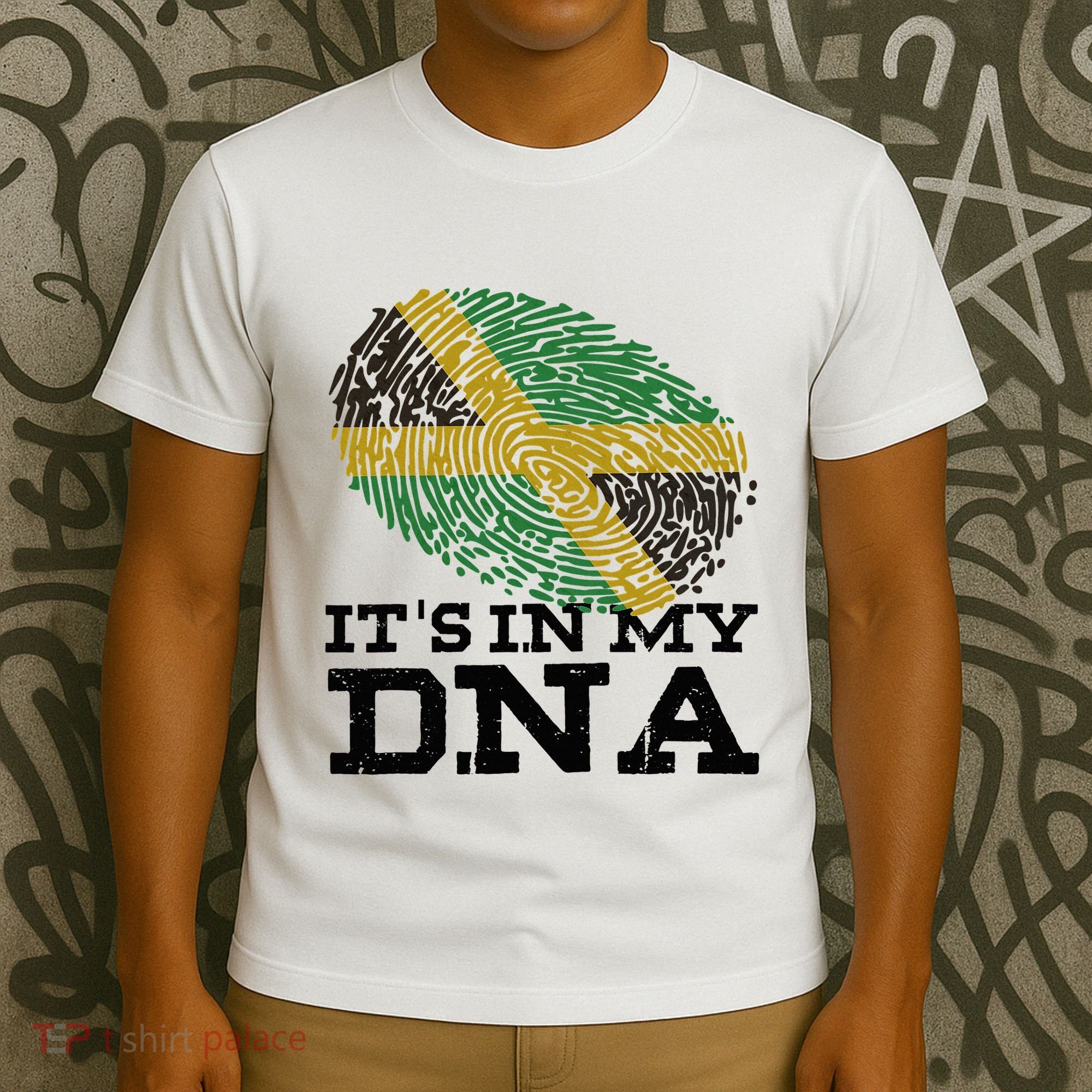 ItS In My Dna Jamaican Jamaica Flag T-Shirt