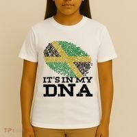 ItS In My Dna Jamaican Jamaica Flag T-Shirt thumb 4