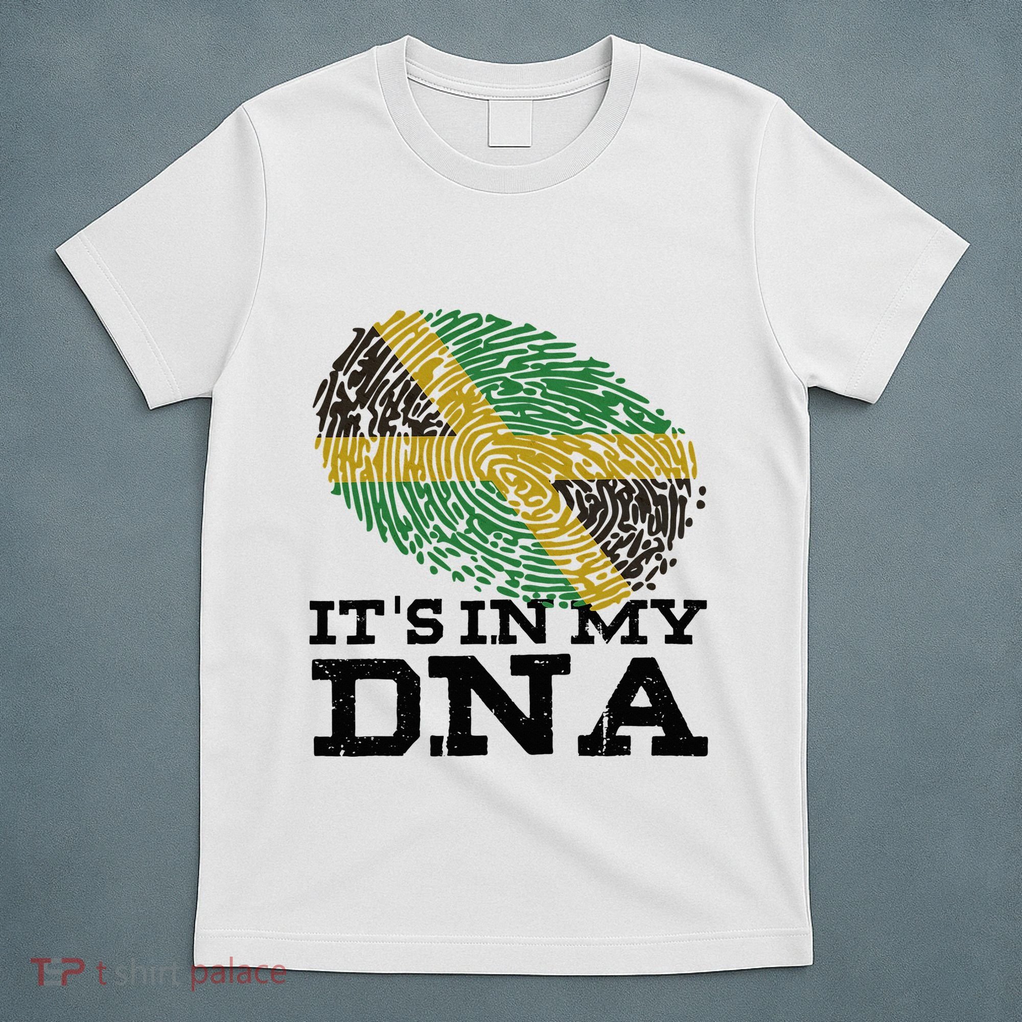 ItS In My Dna Jamaican Jamaica Flag T-Shirt