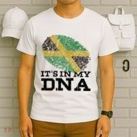ItS In My Dna Jamaican Jamaica Flag T-Shirt thumb 6