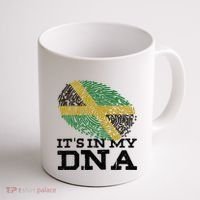 ItS In My Dna Jamaican Jamaica Flag Coffee Mug thumb 1