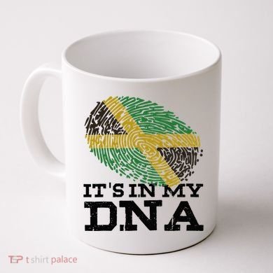 ItS In My Dna Jamaican Jamaica Flag Coffee Mug