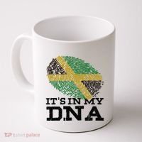 ItS In My Dna Jamaican Jamaica Flag Coffee Mug thumb 0