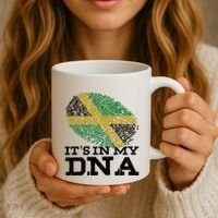 ItS In My Dna Jamaican Jamaica Flag Coffee Mug thumb 3