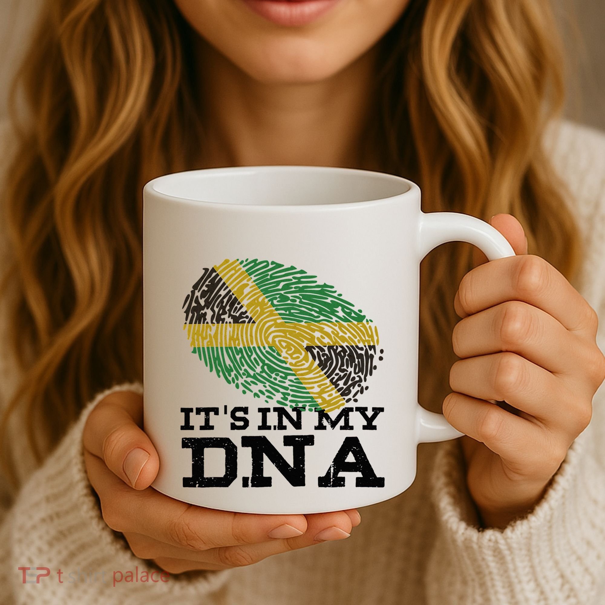 ItS In My Dna Jamaican Jamaica Flag Coffee Mug