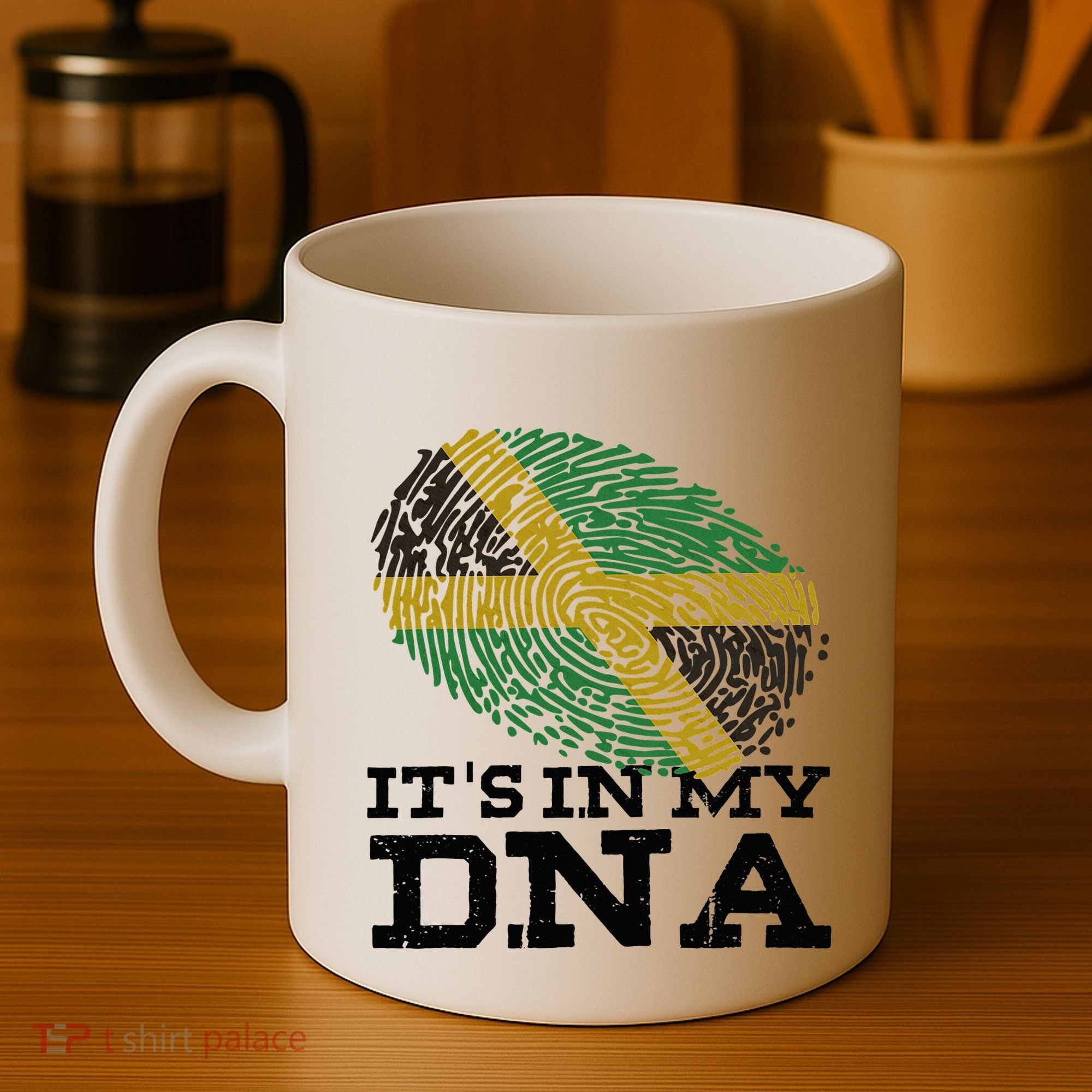 ItS In My Dna Jamaican Jamaica Flag Coffee Mug