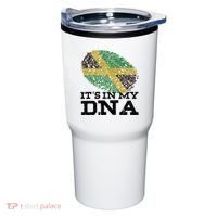 ItS In My Dna Jamaican Jamaica Flag Tumbler thumb 0