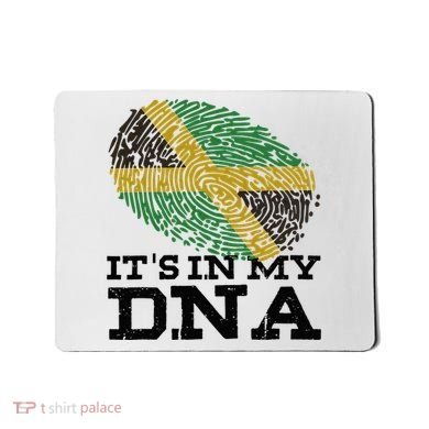 ItS In My Dna Jamaican Jamaica Flag Mousepad