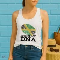 ItS In My Dna Jamaican Jamaica Flag Women's Tank Top thumb 2