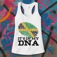 ItS In My Dna Jamaican Jamaica Flag Women's Tank Top thumb 3