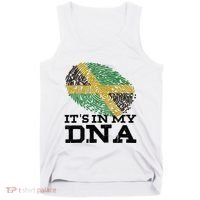 ItS In My Dna Jamaican Jamaica Flag Tank Top thumb 0