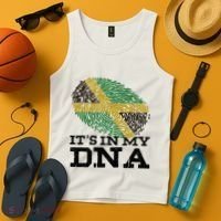 ItS In My Dna Jamaican Jamaica Flag Tank Top thumb 4