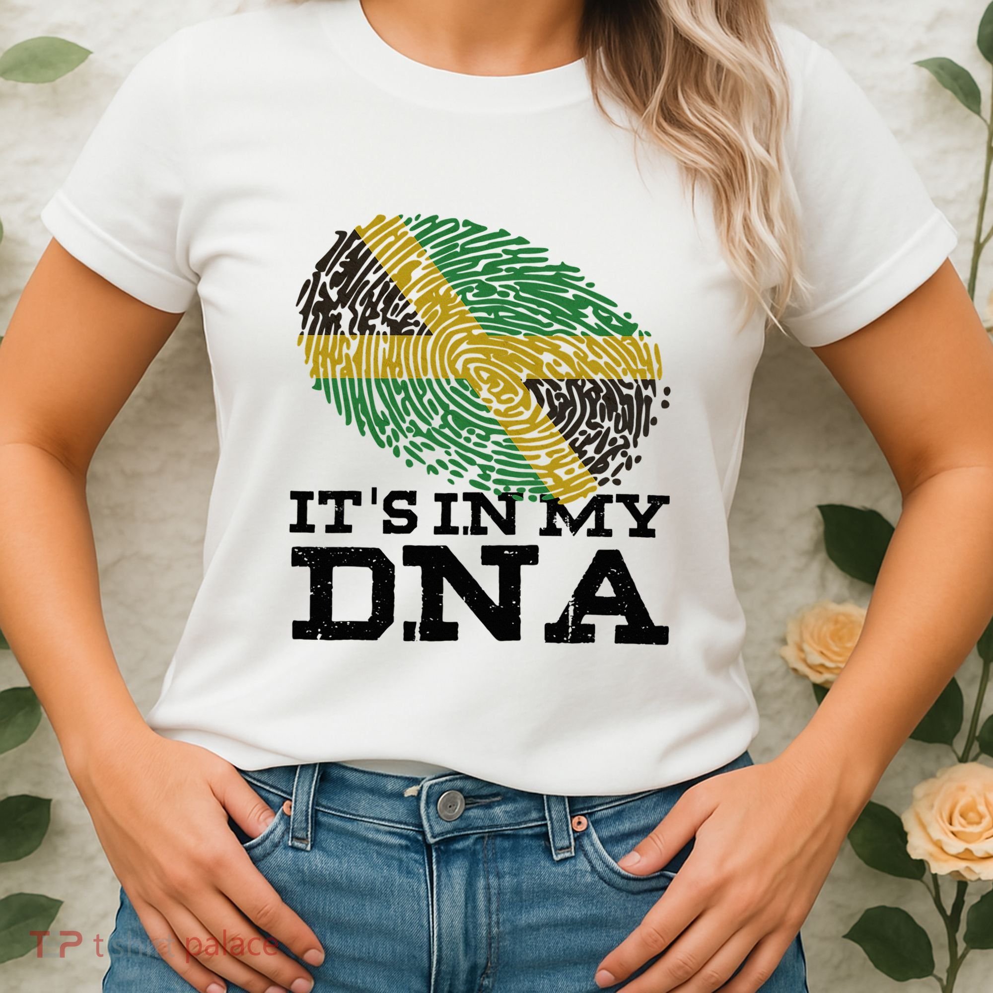 ItS In My Dna Jamaican Jamaica Flag Women's T-Shirt