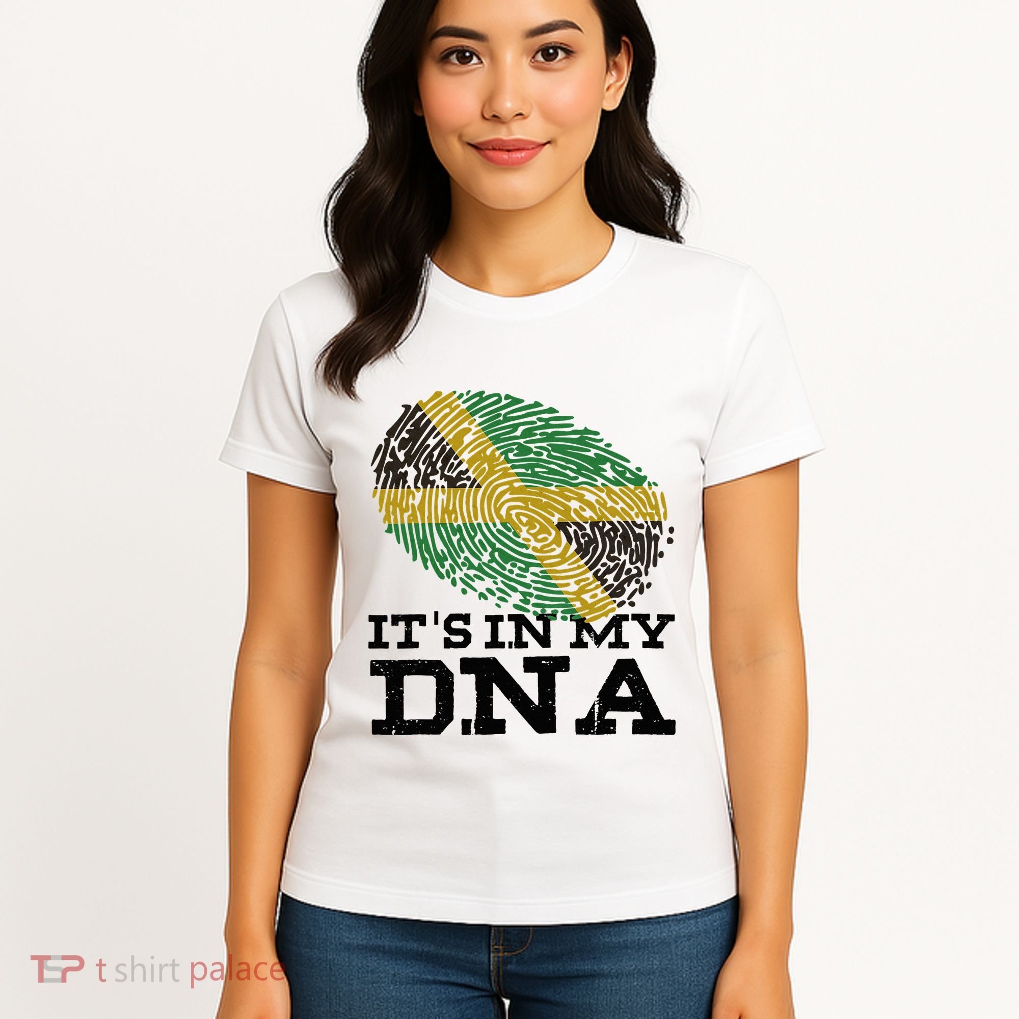 ItS In My Dna Jamaican Jamaica Flag Women's T-Shirt