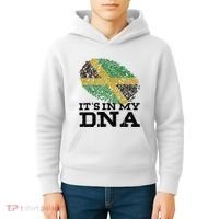ItS In My Dna Jamaican Jamaica Flag Kids Hoodie thumb 4