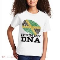 ItS In My Dna Jamaican Jamaica Flag Kids T-Shirt thumb 2