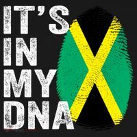 It's In My Dna Jamaican Flag Jamaica Fingerprint Gift Women's Hoodie thumb 2