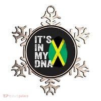 It's In My Dna Jamaican Flag Jamaica Fingerprint Gift Ornament thumb 0