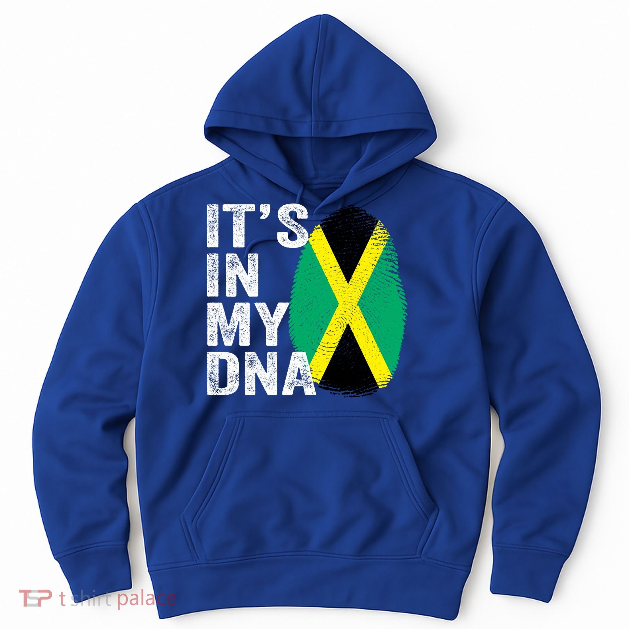 It's In My Dna Jamaican Flag Jamaica Fingerprint Gift Hoodie