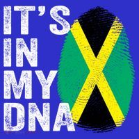 It's In My Dna Jamaican Flag Jamaica Fingerprint Gift Hoodie thumb 2