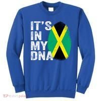 It's In My Dna Jamaican Flag Jamaica Fingerprint Gift Sweatshirt thumb 0