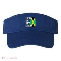 It's In My Dna Jamaican Flag Jamaica Fingerprint Gift Visor thumb 0