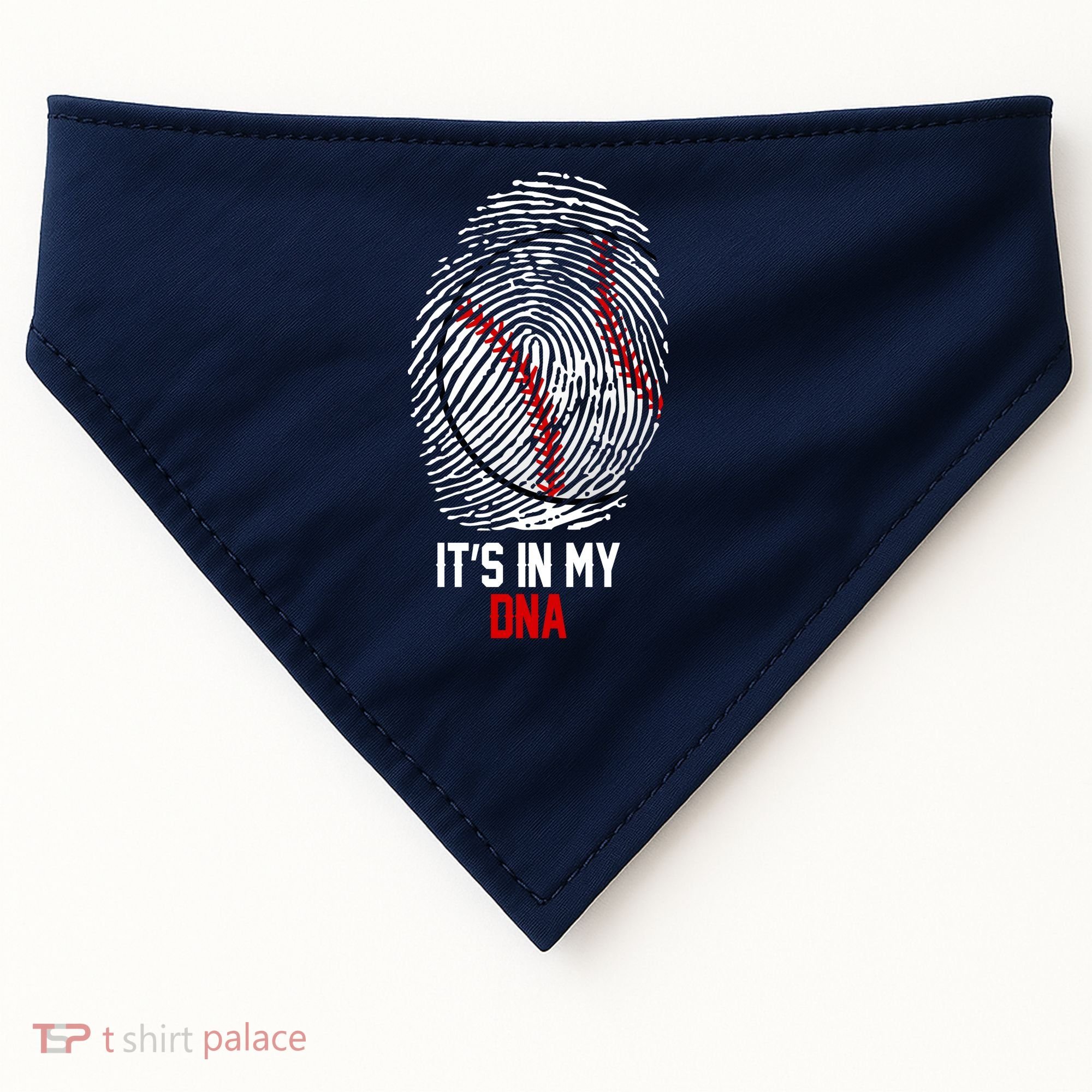 It's In My DNA Baseball Lover USA-Made Doggie Bandana
