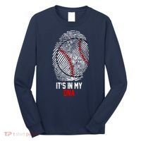 It's In My DNA Baseball Lover Long Sleeve Shirt thumb 0