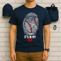 It's In My DNA Baseball Lover T-Shirt thumb 6
