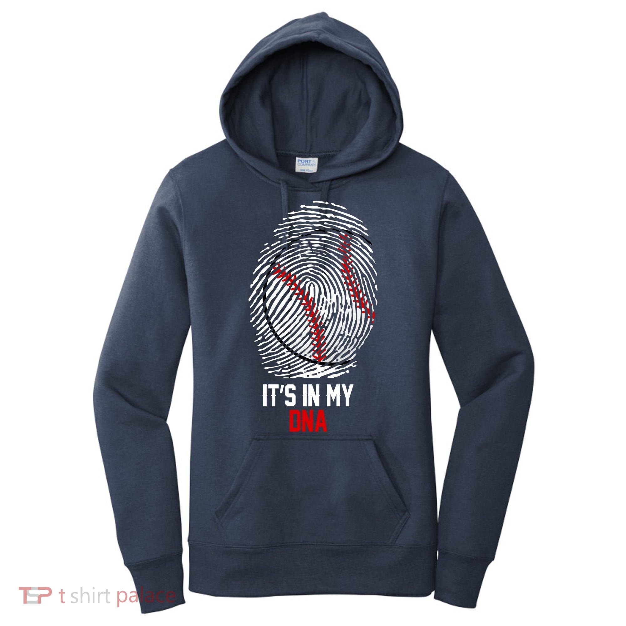 It's In My DNA Baseball Lover Women's Hoodie