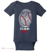 It's In My DNA Baseball Lover Baby Bodysuit thumb 0