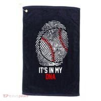 It's In My DNA Baseball Lover Golf Towel thumb 0