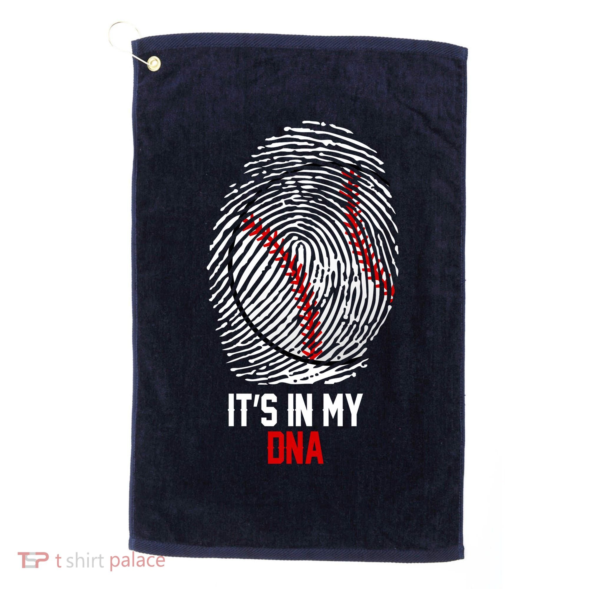 It's In My DNA Baseball Lover Golf Towel