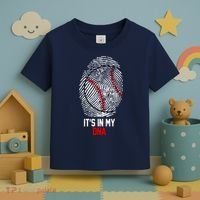 It's In My DNA Baseball Lover Toddler T-Shirt thumb 3
