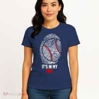 It's In My DNA Baseball Lover Women's T-Shirt thumb 4