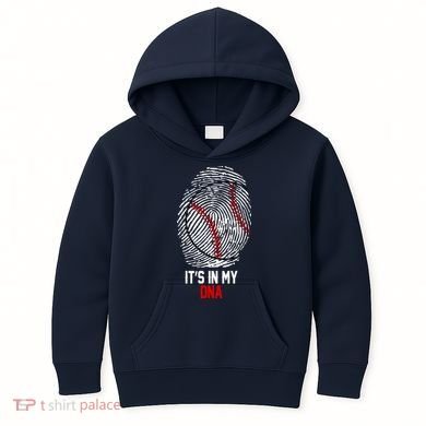 It's In My DNA Baseball Lover Kids Hoodie