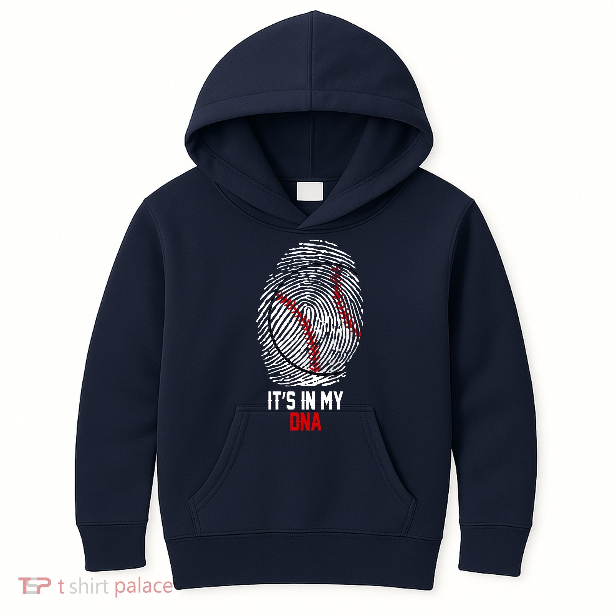 It's In My DNA Baseball Lover Kids Hoodie