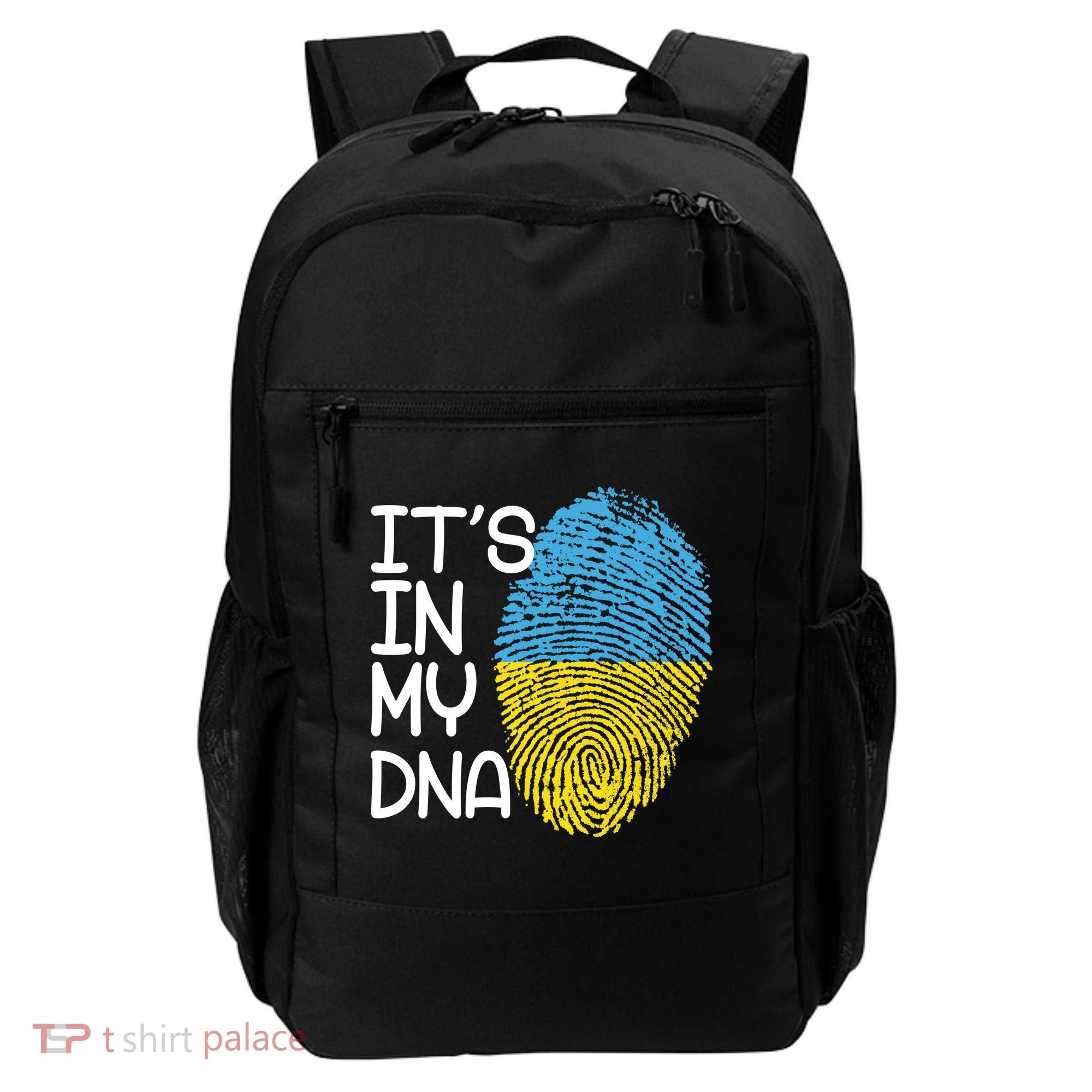 It's In My DNA Ukraine Fingerprint Backpack