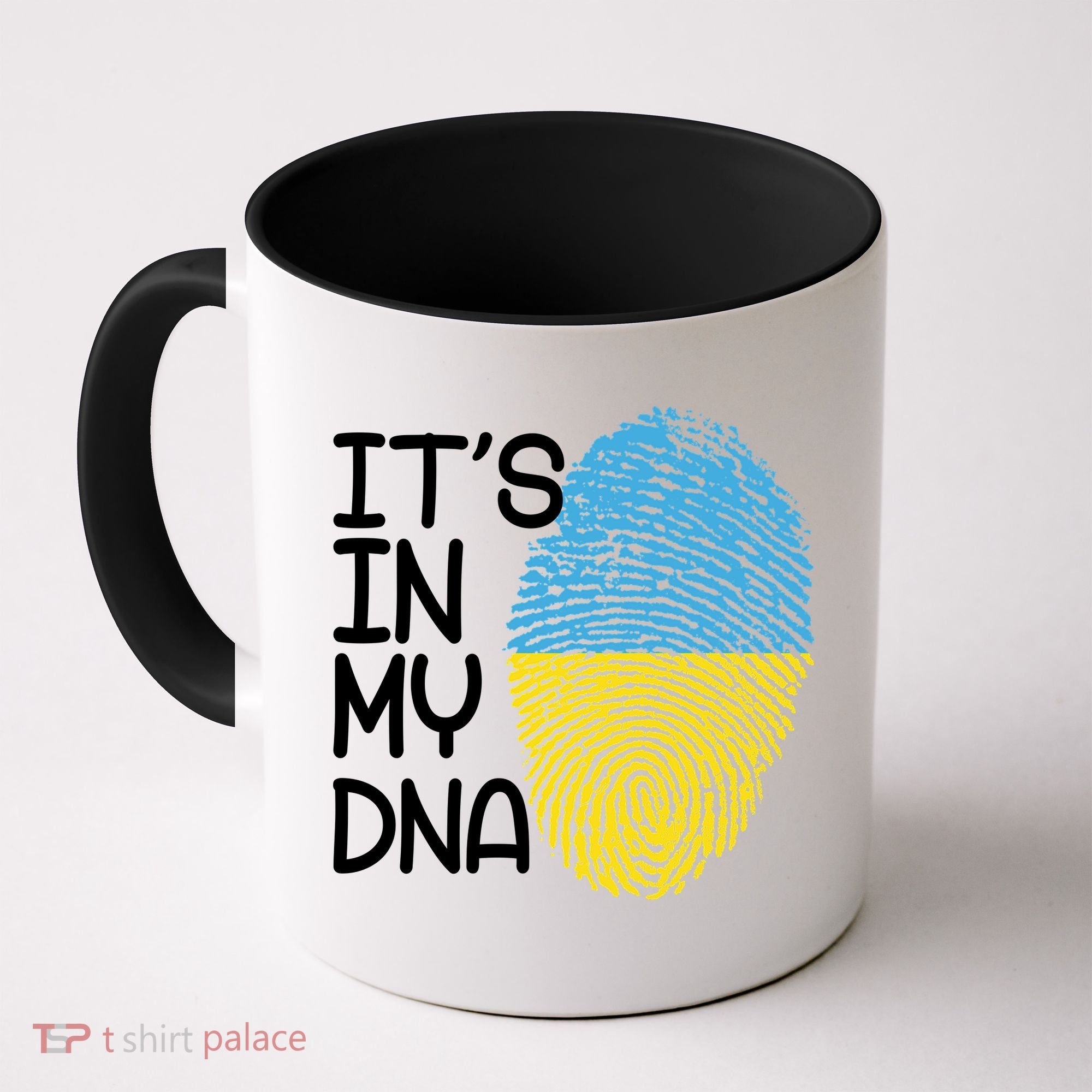 It's In My DNA Ukraine Fingerprint Coffee Mug