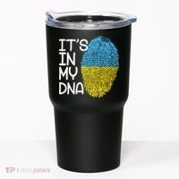 It's In My DNA Ukraine Fingerprint Tumbler thumb 0